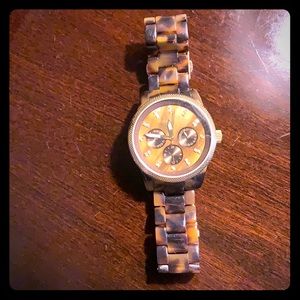 Authentic Michael Kors Tortoise Shell Watch